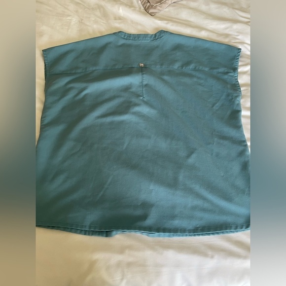 Fabletics Light Blue V-Neck Blouse - Picture 7 of 7